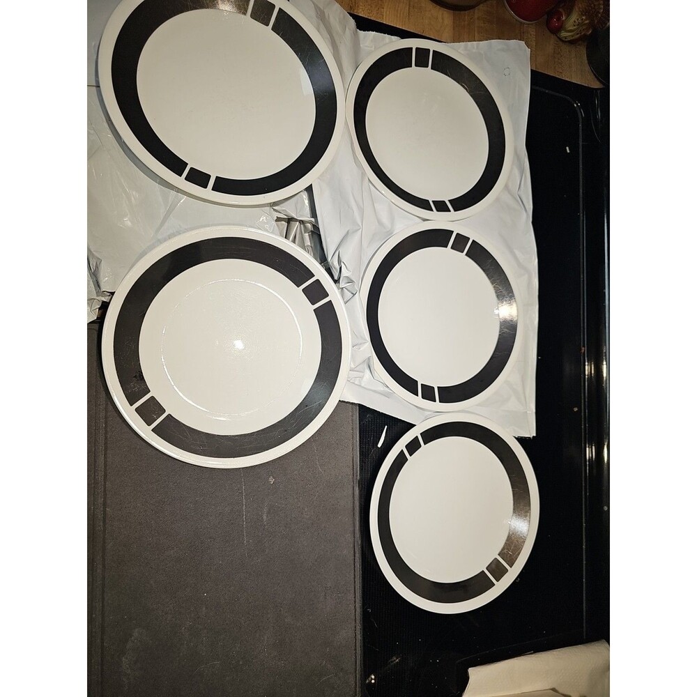 Corelle URBAN BLACK Bread & Butter Dessert Plate